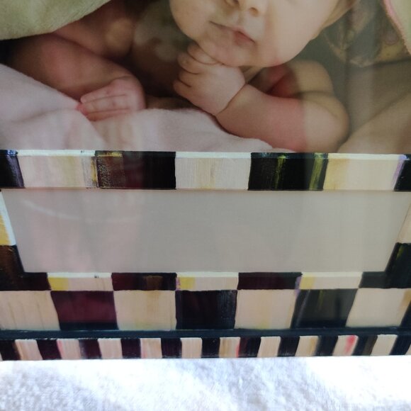 Designer Inspired Courtly Check Picture / Photo Frame Decor DIY Multicolor - Picture 4 of 5